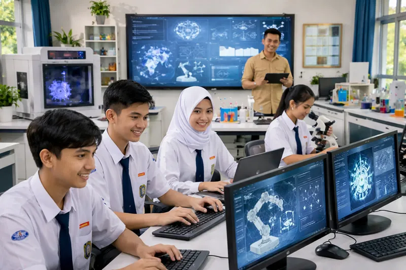 Peresmian Laboratorium Komputer Baru